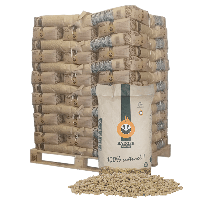BADGER Pelletpalette – 65 Säcke à 15 kg – Bild 2