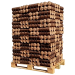 Gemischtes Pressholz aus Hart- und Weichholz – 960 kg Palette